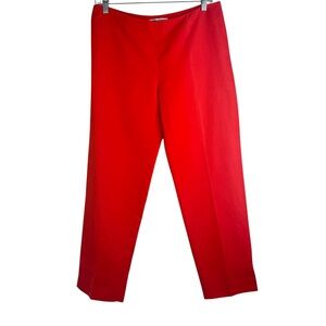 Emilio Pucci Firenze Made in Italy Orange Red Straight Leg Pants‎ EU 40 US 6-8